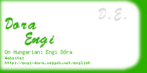 dora engi business card
